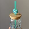 Vaso de vidrio Stitch