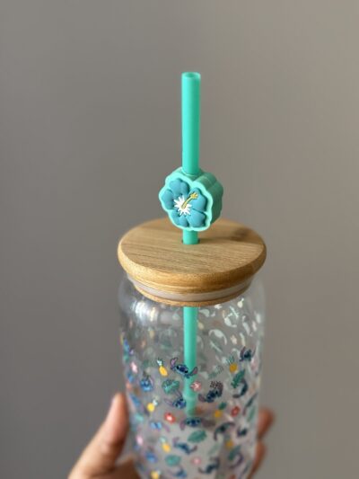 Vaso de vidrio Stitch