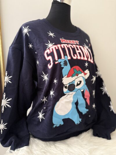 Polerón con Luces de Navidad Stitch