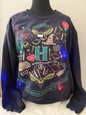 Polerón Con Luces de Navidad Harry Potter